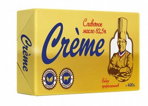 Масло сливочное Creme 82,5% 400г