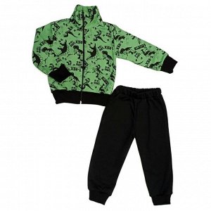 Спортивный костюм 0209/42 (дино, зеленый)
