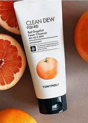 Пенка для лица с экстрактом грейпфрута TONY MOLY Clean Dew Red Grapefruit Foam Cleanser