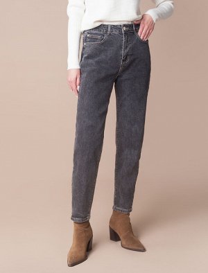 Эластичные джинсы mom-fit