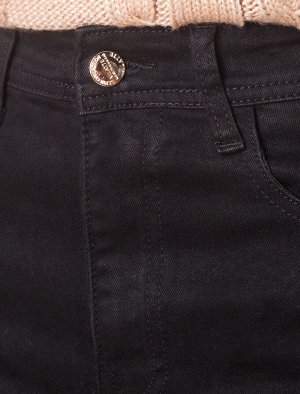 Удлиненные прямые джинсы boot-cut с высокой посадкой