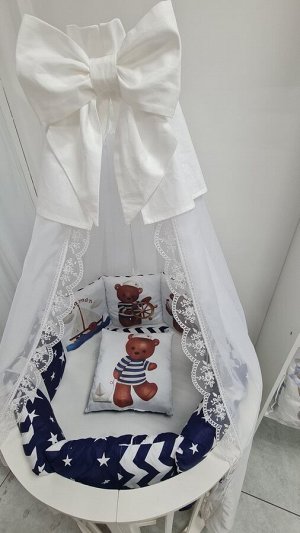 Комплект в кроватку Мишки  моряки
