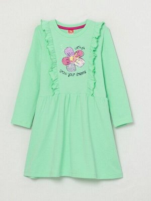 CWKG 62813-38-282 Платье для девочки, светло-зеленый
