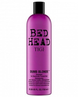 Tigi bed head dumb blonde шампунь для блондинок 750мл
