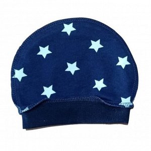 Шапочка (836) т.синяя со звездами