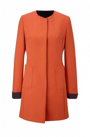 Пальто, оранжевое