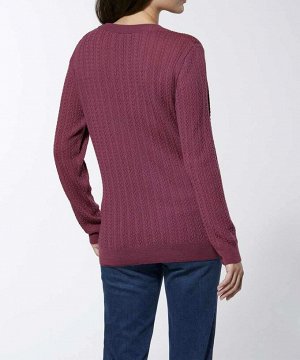 Пуловер, малиновый