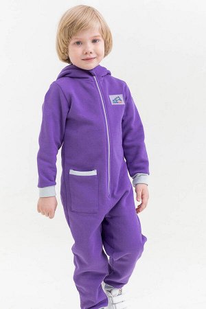 Комбинезон Lanny детский с начесом фиолетовый