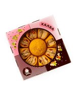 Халва арахисовая с грецким орехом и курагой