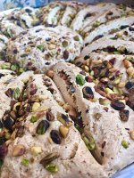 Халва кунжутная с фисташкой