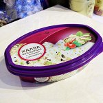 Халва кунжутная с клюквой и фисташкой