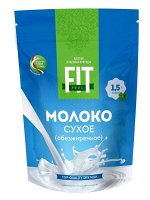 Молоко  сухое обезжиренное 1,5% жирн. 300 гр. коробка ФитПарад