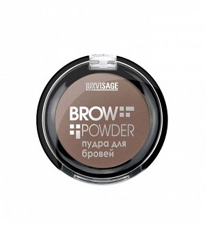 LUXVISAGE Пудра для бровей BROW POWDER (компактная) № 02 SOFT BROWN