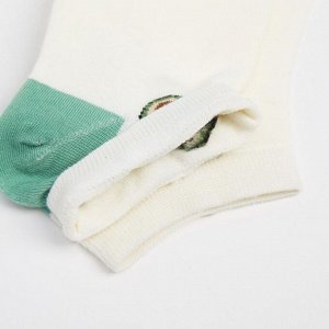 Набор женских носков (5 пар) MINAKU «Авокадо», размер 36-39 (23-25 cм)
