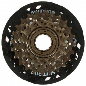 Трещотка 6 ск, MF-TZ500-CP Shimano (14-28 зубьев) с защитой цепи