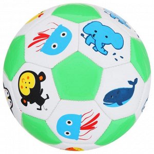 Мяч футбольный детский, размер 2, PVC, МИКС