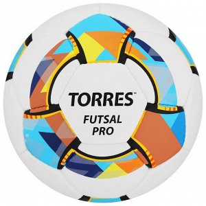 Мяч футзальный TORRES Futsal Pro, ручная сшивка, 32 панели, размер 4