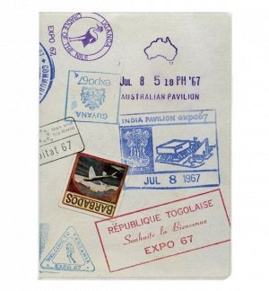 Обложка для паспорта miusli stamps