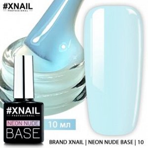 Xnail, neon nude base 10, 10 ml