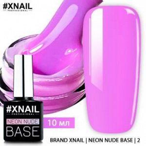 Xnail, neon nude base 2, 10 ml