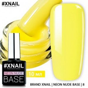 Xnail, neon nude base 8, 10 ml