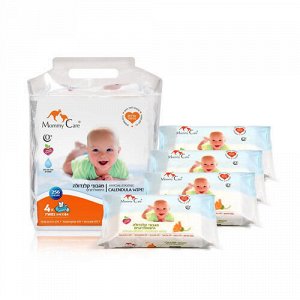 Влажные салфетки детские с экстрактом календулы, 0+ Mommy Care, 1.7 кг