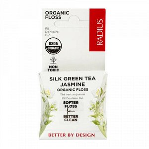 Нить зубная "Зелёный чай и жасмин", органическая
