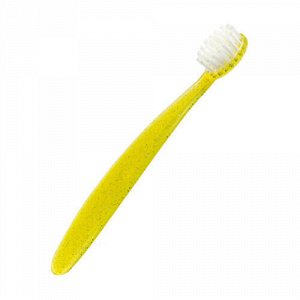 Щётка зубная для детей "Totz", жёлтая с блёстками, с 18 месяцев, очень мягкая Radius, 1 шт