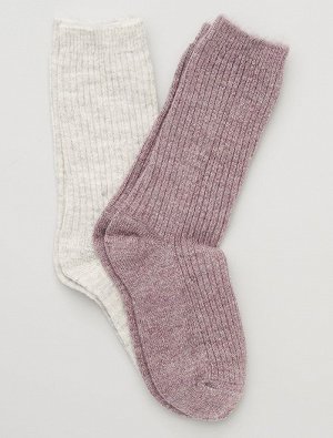 Комплект из 2 пар носков из шерсти