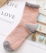 Махровые носки р.35-40 &quot;Plush&quot; Розовые