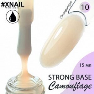 Xnail, strong base camouflage 10, 15 мл