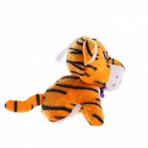 Мягкая игрушка "Тигр в бабочке" на присоске, цвет МИКС
