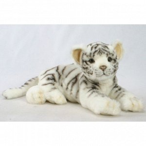 Мягкая игрушка «Детёныш белого тигра» лежащий, 36 см