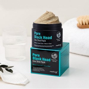 Meditime Маска разогревающая для глубокого очищения пор  Pore Black Head One Shot Pack