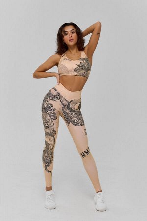 Лосины Bona Fide: Bona Classic Tattoo "Beige"