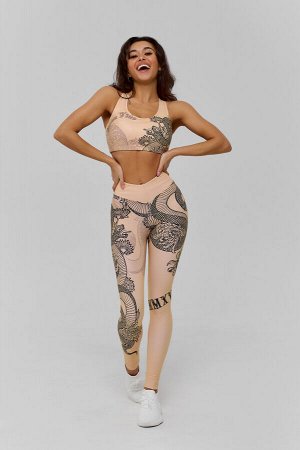 Лосины Bona Fide: Bona Classic Tattoo "Beige"