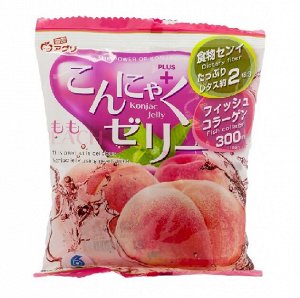 Желе “Yukiguni Aguri” порционное Конняку со вкусом персика (6шт х18г), 108г