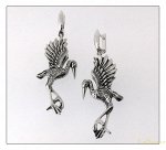 Серьги 1467С Журавушка