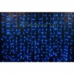 Гирлянда-штора LED320 синяя 3м*2м