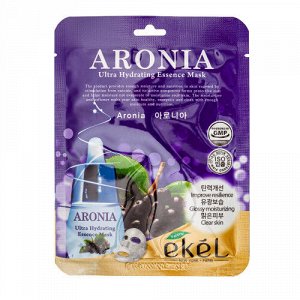 Ekel cosmetics Тканевая маска с экстрактом аронии Aronia Ultra Hydrating Essence Mask