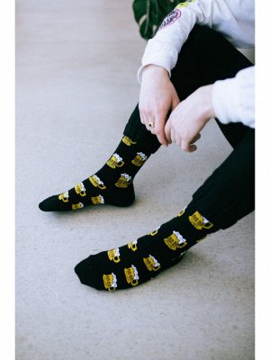 Stereo Socks Носки мужские с прикольным принтом кружка пива