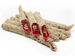 Чурчхела с ароматом граната в обсыпке с кунжутом
