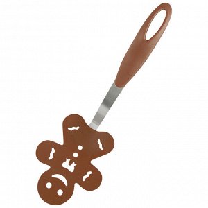 Лопатка для блинов декоративная "Пряничный человечек" PT-Gingerbread р-р 27*9,3 см (сталь, нейлон)