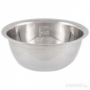 Миска Bowl-Roll-16, объем 0,8 л, из нерж стали, зеркальная полировка, диа 16 см