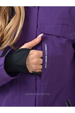 Женская куртка Azimuth В 21809_83 Баклажановый
