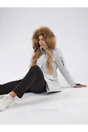 Женская куртка-парка Azimuth В 20697_76 Серый