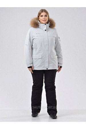 Женская куртка-парка Azimuth В 20697_76 (БР) Серый