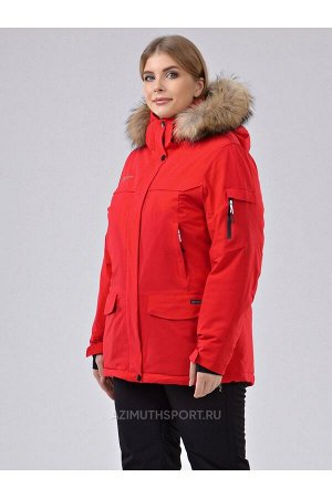 Женская куртка-парка Azimuth В 20697_77 (БР) Красный