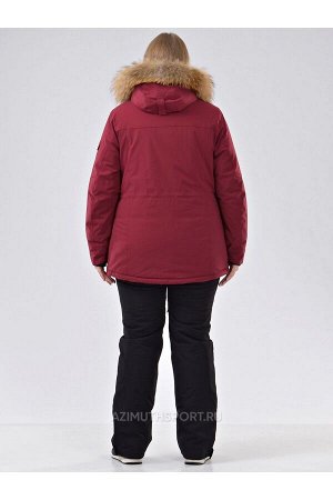 Женская куртка-парка Azimuth В 20697_79 (БР) Бордовый