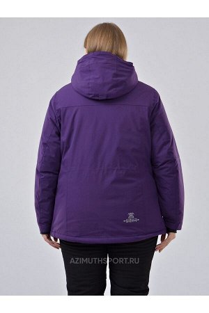 Женская куртка Azimuth В 21809_83 (БР) Баклажановый
